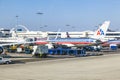 American Airlines jet Boeing 767 Royalty Free Stock Photo