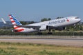 American Airlines New Colors Royalty Free Stock Photo