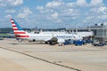 American Airlines Plane Taxing