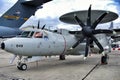 Northrop Grumman E-2D Hawkeye at Le Bourge. Royalty Free Stock Photo