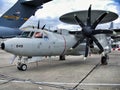 Northrop Grumman E-2D Hawkeye at Le Bourge.