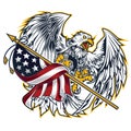 Eagle Bird Wing Annimal Usa America Vector illustration 13