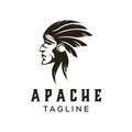 American apache indian logo