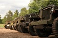 American army cars Royalty Free Stock Photo