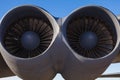 American B-52 bomber jet engines