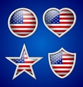 American badges