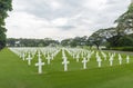 MANILA, PHILIPPINES - FEBRUARY 03, 2018: The American Battle Monuments Commission. Manila American Cemetery and Memorial. Landscap