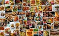 American BBQ Food Collage Royalty Free Stock Photo