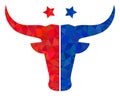 American Beef Logo Polygonal Icon