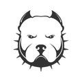 American bully logo on white background.