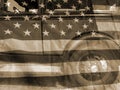 American car vintage background