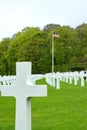 American Cemetery in Luxembourg - marble crosses