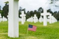 American Cemetery at Normandy Royalty Free Stock Photo