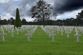 American Cemetery at  Omaha Beach in Normandy France Royalty Free Stock Photo