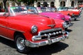 American Chevrolets in old Havana