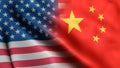 American China Flag Morph Background