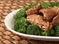 American chinese beef and broccoli Royalty Free Stock Photo