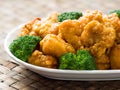 American chinese takeout general tso chicken Royalty Free Stock Photo