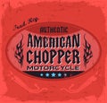 American Chopper Motorcycle badge