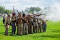 American Cival War Reenactment, Confederates. Royalty Free Stock Photo