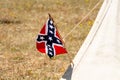 American Civil War confederate flag Royalty Free Stock Photo