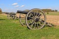 American Civil War Field Artillery Canons Royalty Free Stock Photo