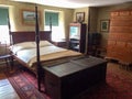 American civil war reenactment house bedroom Royalty Free Stock Photo