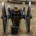 American Civil War Cannon Royalty Free Stock Photo