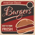 American Classic Burgers Poster