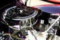 American Classic Car Engine Royalty Free Stock Photo