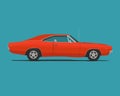American Classic Muscle Car Royalty Free Stock Photo