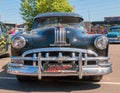 American Classical car 1950 Pontiac Chieftan Silver Streak 4-door Royalty Free Stock Photo