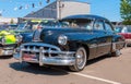 American Classical car 1950 Pontiac Chieftan Silver Streak 4-door Royalty Free Stock Photo