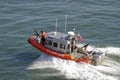 American coast guard boat Royalty Free Stock Photo