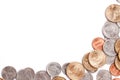 American coins background Royalty Free Stock Photo