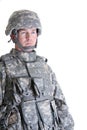 American Combat Soldier Royalty Free Stock Photo