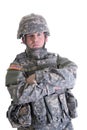 American Combat Soldier Royalty Free Stock Photo