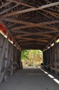 American covered bridge Royalty Free Stock Photo