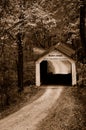 American covered bridge Royalty Free Stock Photo