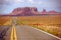 American Desert Highway Royalty Free Stock Photo