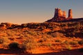 American desert sunset Royalty Free Stock Photo