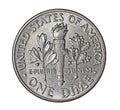 American Dime Royalty Free Stock Photo