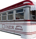 American Diner Isolated Royalty Free Stock Photo