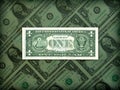 American Dollar prestige in clear position Royalty Free Stock Photo