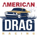 American Drag Racing Emblem