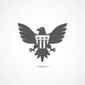 American Eagle Icon Royalty Free Stock Photo