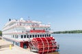 American Eagle paddlewheel riverboat American Eagle docked at H Royalty Free Stock Photo