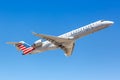 American Eagle SkyWest Airlines Bombardier CRJ-700 airplane Phoenix Airport in Arizona Royalty Free Stock Photo