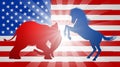 American Election Concept Royalty Free Stock Photo