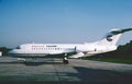 American Falcon Fokker F28-1000 ready for another flight. 1993